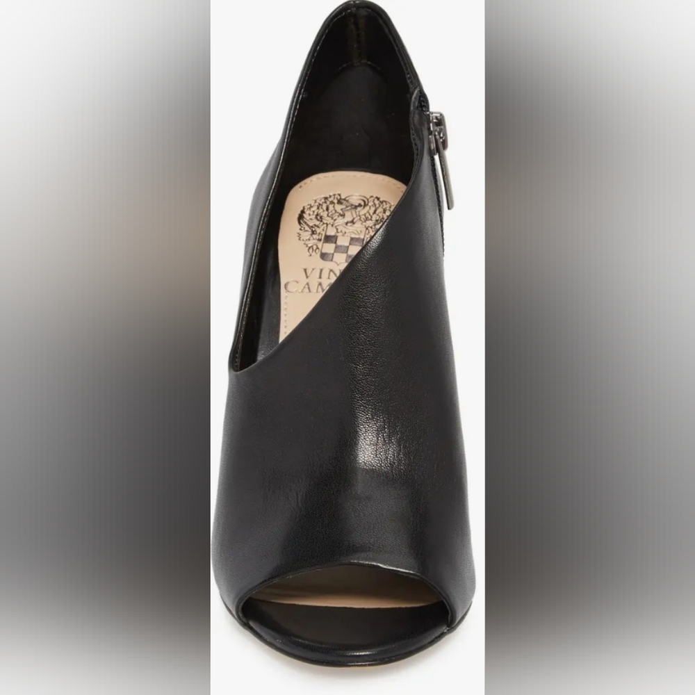 Size 6 - 🆕️ Vince Camuto Careeta Sleek Black Open-Toe Heels - Picture 4 of 11